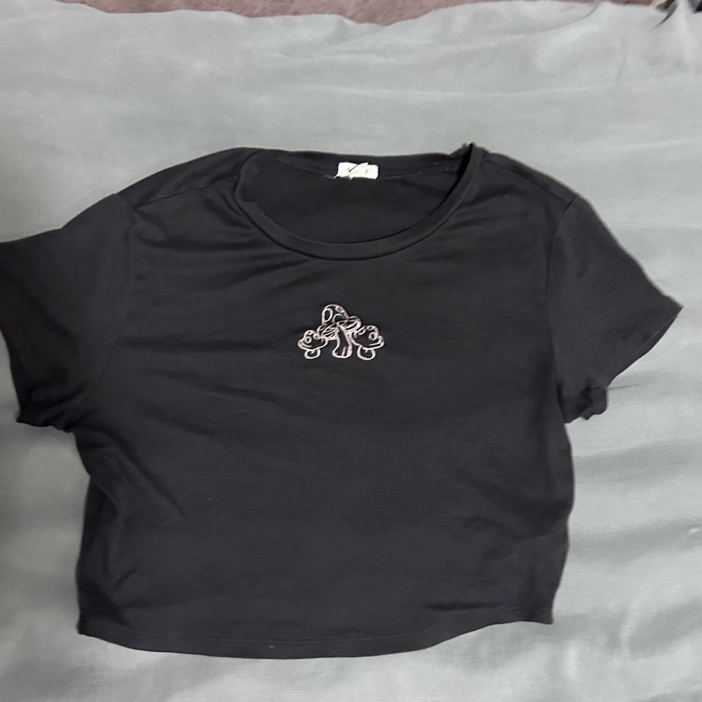 Garage Mushroom Cropped Top